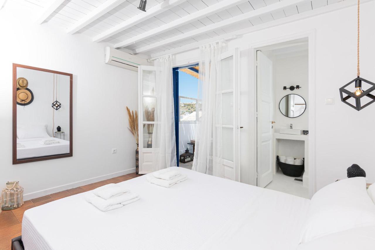 Whitelist Loft In Mykonos Town Apartman Megáli Ámosz Kültér fotó