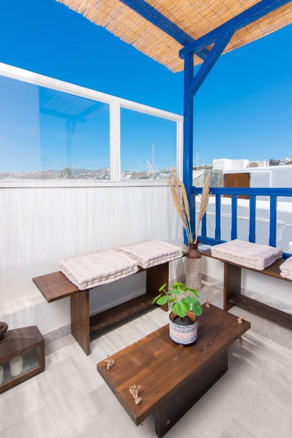 Whitelist Loft In Mykonos Town Apartman Megáli Ámosz Kültér fotó