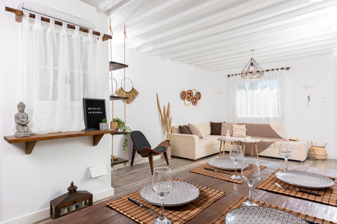 Whitelist Loft In Mykonos Town Apartman Megáli Ámosz Kültér fotó